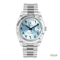 Rolex Day-Date 40 Platinum Arabe  – Montre Luxe